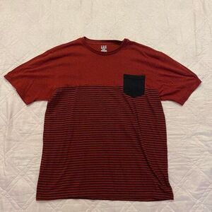 CSG Red striped shirt XXL‎